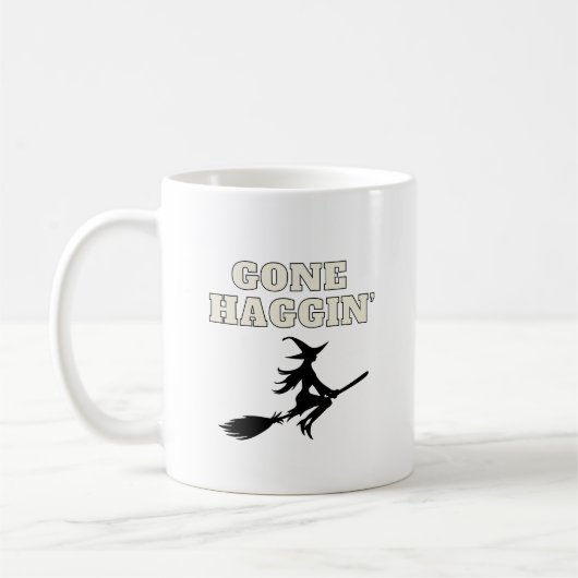 Gone Haggin’ Witchy Coffee Mok (Links)