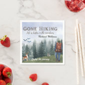 Gone Hiking Life is Better Mountains Hiker Deer  Servet (Insitu)