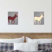 Gone Huntin' Deer Wildlife Muurkunst Sets (Slaapkamer)