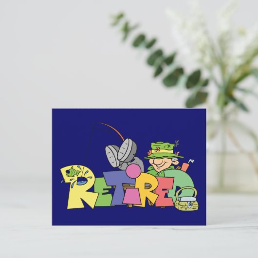 Gone in ruste Gevist Briefkaart (Staand voorkant)