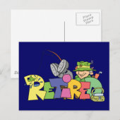 Gone in ruste Gevist Briefkaart (Voorkant / Achterkant)