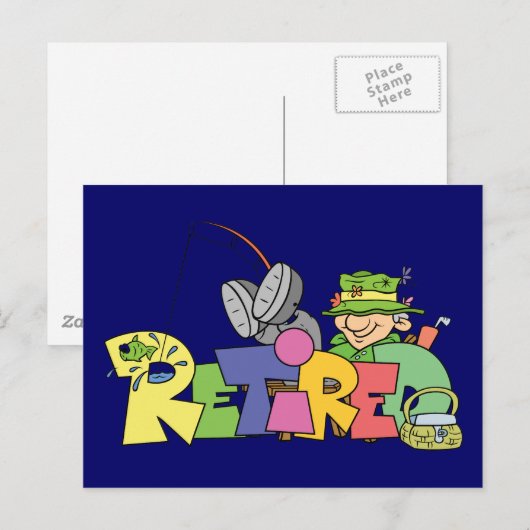 Gone in ruste Gevist Briefkaart (Voorkant / Achterkant)