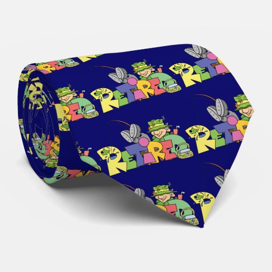 Gone in ruste Vist aangepaste Stropdas (Opgerold)