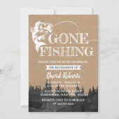 Gone in ruste Vist Rustic Kraft Kaart (Voorkant)