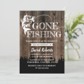 Gone in ruste Vist Rustige buitenshuis pensionerin Kaart (Staand voorkant)