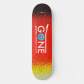 GONE logo 8.5 Skateboard (Voorkant)