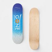GONE logo cruiser Skateboard (Voorkant)