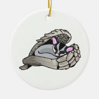 Gone, maar altijd herdacht keramisch ornament