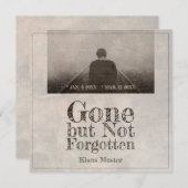 Gone, maar niet vergeten -  (Voorkant / Achterkant)