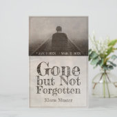 Gone, maar niet vergeten -  (Staand voorkant)