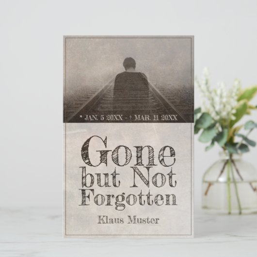 Gone, maar niet vergeten -  (Staand voorkant)