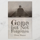 Gone, maar niet vergeten -  (Voorkant)