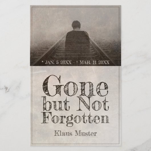 Gone, maar niet vergeten -  (Voorkant)