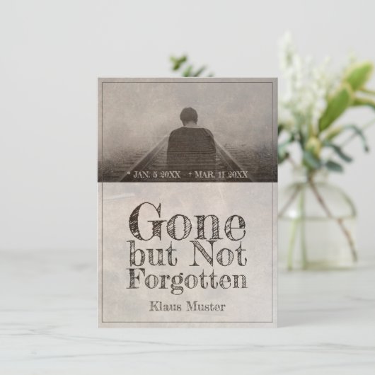 Gone, maar niet vergeten - (Staand voorkant)