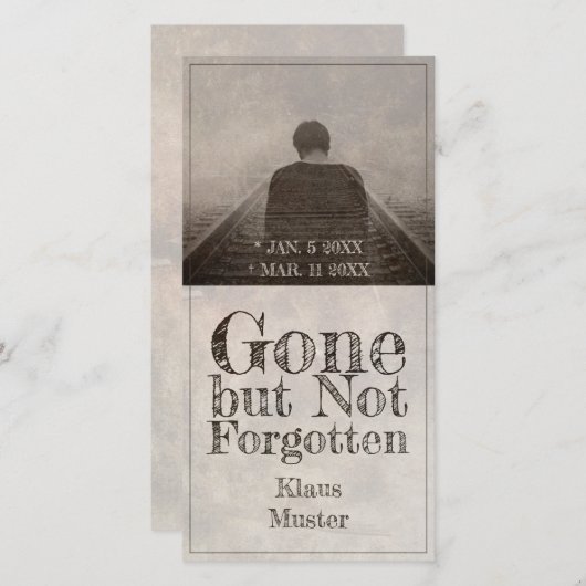 Gone, maar niet vergeten - (Voorkant / Achterkant)