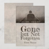 Gone, maar niet vergeten - (Voorkant / Achterkant)