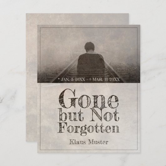 Gone, maar niet vergeten - (Voorkant / Achterkant)