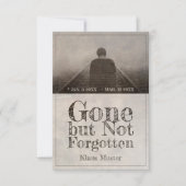 Gone, maar niet vergeten -  (Voorkant)