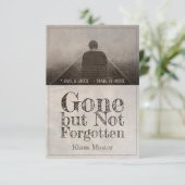 Gone, maar niet vergeten -  (Staand voorkant)