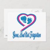 Gone, maar niet vergeten briefkaart (Voorkant / Achterkant)