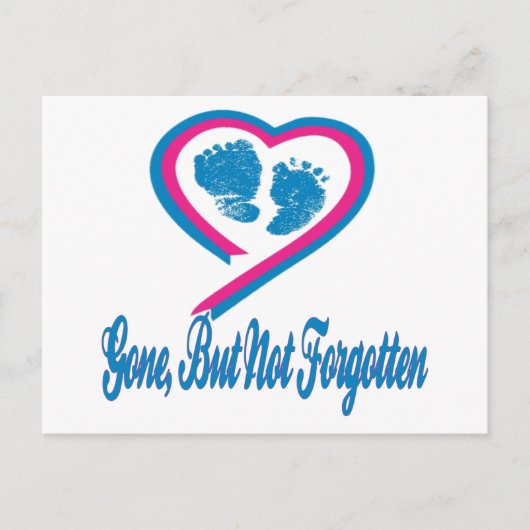 Gone, maar niet vergeten briefkaart (Voorkant)