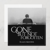 Gone, maar niet vergeten - Donker (Voorkant / Achterkant)