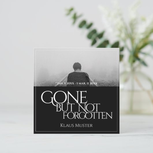 Gone, maar niet vergeten - Donker (Staand voorkant)