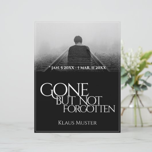 Gone, maar niet vergeten - Donker (Staand voorkant)