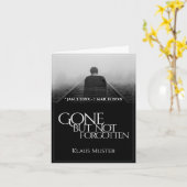 Gone, maar niet vergeten - Donker Kaart (Gele Bloem)