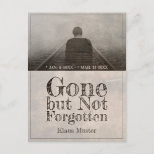 Gone, maar niet vergeten -  feestdagenkaart