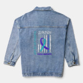 Gone, maar niet vergeten Grootzoon zelfmoordbewust Denim Jacket (Achterkant)