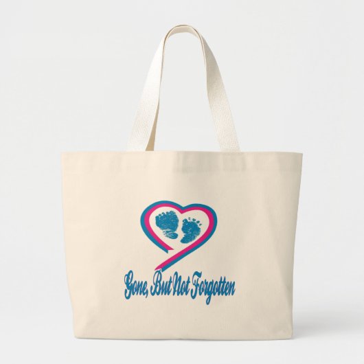 Gone, maar niet vergeten grote tote bag (Voorkant)