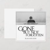 Gone, maar niet vergeten - helder (Voorkant / Achterkant)