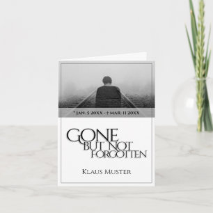 Gone, maar niet vergeten - helder kaart