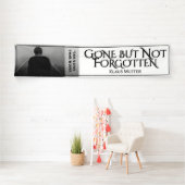 Gone, maar niet vergeten - helder spandoek (Insitu)