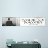 Gone, maar niet vergeten - helder spandoek (Beurs)