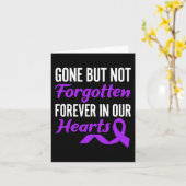 Gone, maar niet vergeten in ons hart Eind A Kaart (Gele Bloem)