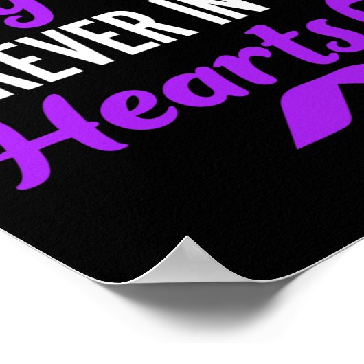 Gone, maar niet vergeten in ons hart Eind A Poster (Hoek)