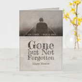 Gone, maar niet vergeten -  kaart (Gele Bloem)