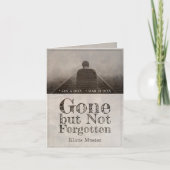 Gone, maar niet vergeten -  kaart (Voorkant)