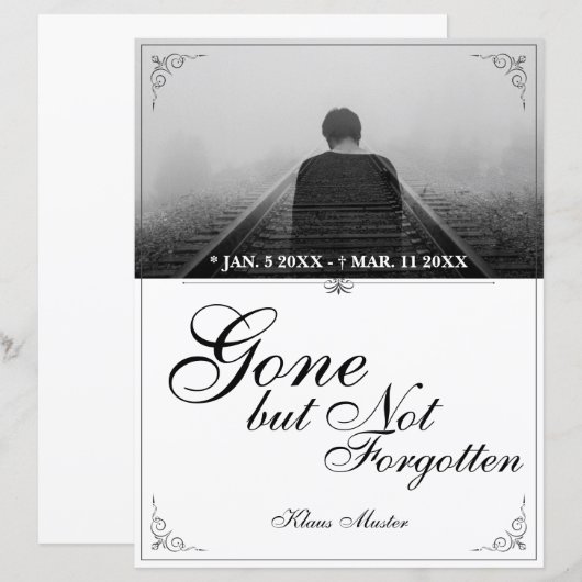 Gone, maar niet vergeten - Klassiek (Voorkant / Achterkant)