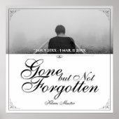 Gone, maar niet vergeten - Klassiek Poster (Voorkant)