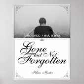 Gone, maar niet vergeten - Klassiek Poster (Voorkant)
