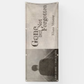 Gone, maar niet vergeten - spandoek (Verticaal)