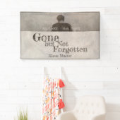 Gone, maar niet vergeten -  spandoek (Insitu)