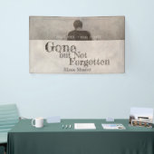 Gone, maar niet vergeten -  spandoek (Beurs)