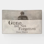 Gone, maar niet vergeten -  spandoek (Horizontaal)