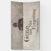 Gone, maar niet vergeten -  spandoek (Verticaal)