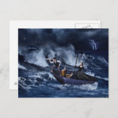 Gone met windkaart briefkaart (Voorkant / Achterkant)