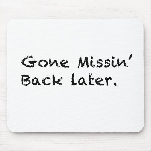 Gone Missin' Muismat (Voorkant)